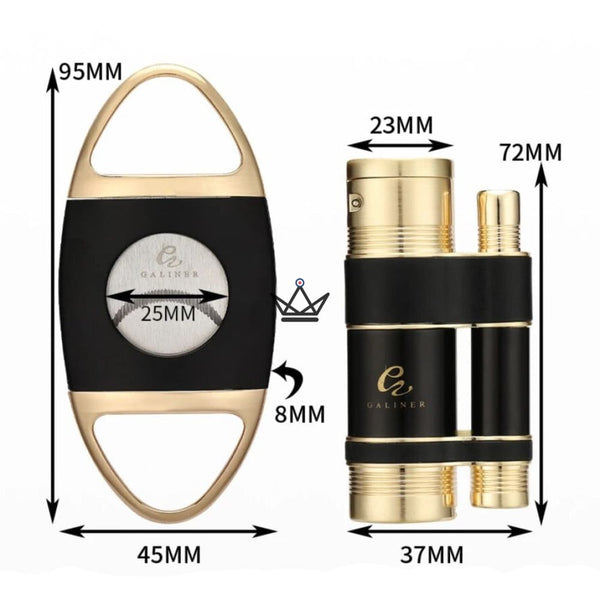 Coffret du Cigare - KELOW - - Etui à cigare - Cadeau, Noël, Anniversaire, Original - Atelier Atypique