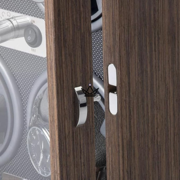 Uhrenbeweger WoodWind für Automatikuhren – Nussbaum & LED, 1 bis 4 Uhren | 5 Modi