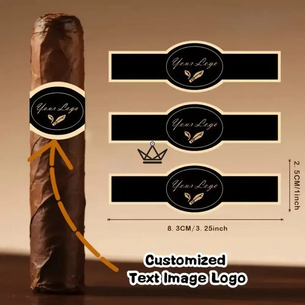 Personalisierbare Zigarrenetiketten mit Ihrem Logo — EMBLEM – 5/6