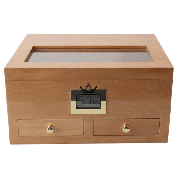 Cave à cigare vitrée - DUNE - - Cave à cigare TOP - Cadeau, Noël, Anniversaire, Original - Atelier Atypique