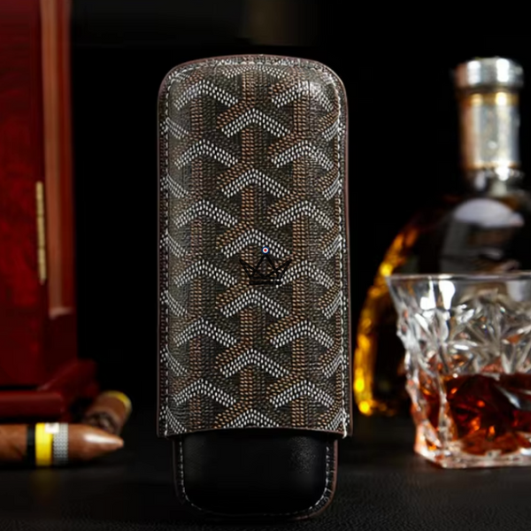 Etui à cigares de luxe - ALPINE - - etui - Cadeau, Noël, Anniversaire, Original, Fête des pères, fête des mères - Atelier Atypique