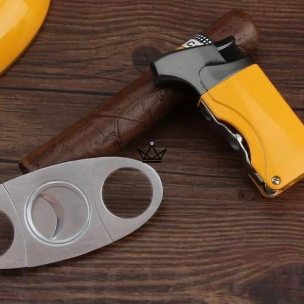 Cave à cigare de voyage en cuir - COHIBA STYLE - - Cave à cigare TOP - Cadeau, Noël, Anniversaire, Original - Atelier Atypique