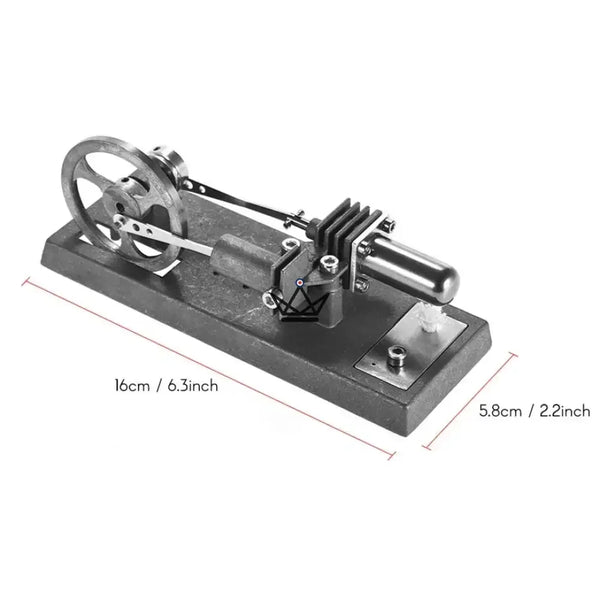 Moteur Stirling | Expérience éducative - Kit à Monter DIY - - DIY - Cadeau, Noël, Anniversaire, Original, Fête des pères, fête des mères - Atelier Atypique