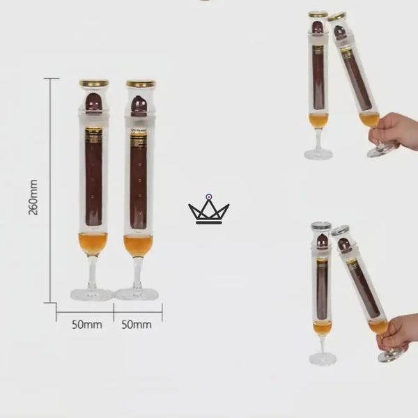 Vertical glass cigar infuser - Infusio Flûtae