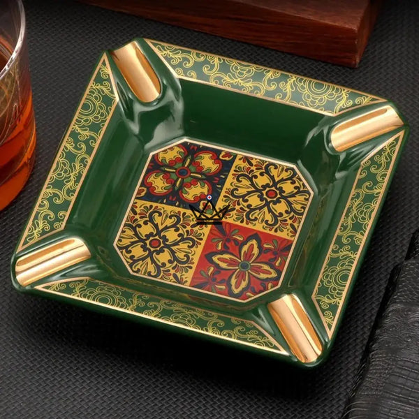 Cendrier à Cigare de Luxe - Lys Impérial - - cendrier - Cadeau, Noël, Anniversaire, Original, Fête des pères, fête des mères - Atelier Atypique