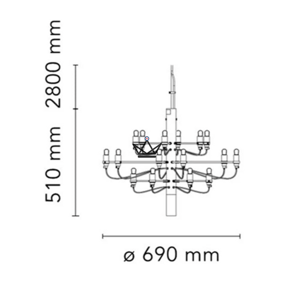 Luminaire Lustre Plafonnier - Stellar Orion - - luminaire - Cadeau, Noël, Anniversaire, Original, Fête des pères, fête des mères - Atelier Atypique