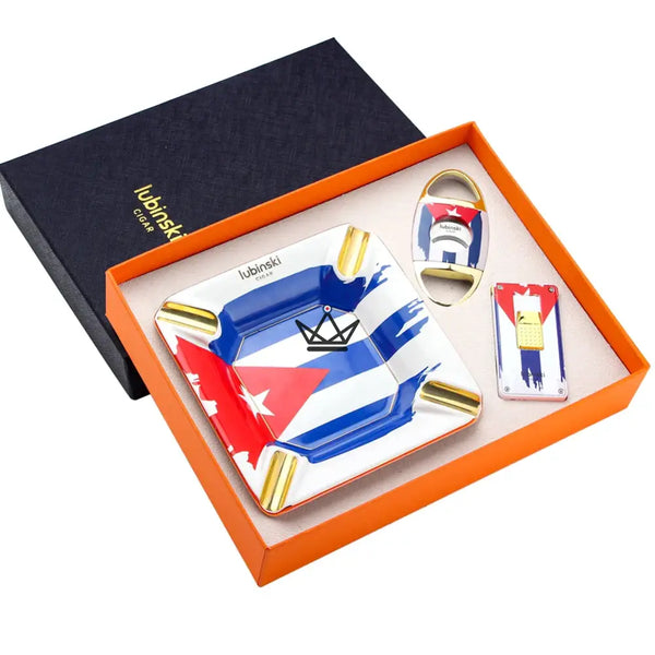 Pack Accessoires cigare de Luxe - Maestro Stars - - coffret cigare - Cadeau, Noël, Anniversaire, Original, Fête des pères, fête des mères - Atelier Atypique