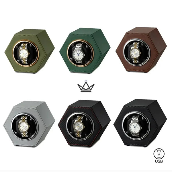Remontoir interconnectable pour Montre Automatique - Jebely Hexagone - - Remontoirs - Cadeau, Noël, Anniversaire, Original, Fête des pères, fête des mères - Atelier Atypique