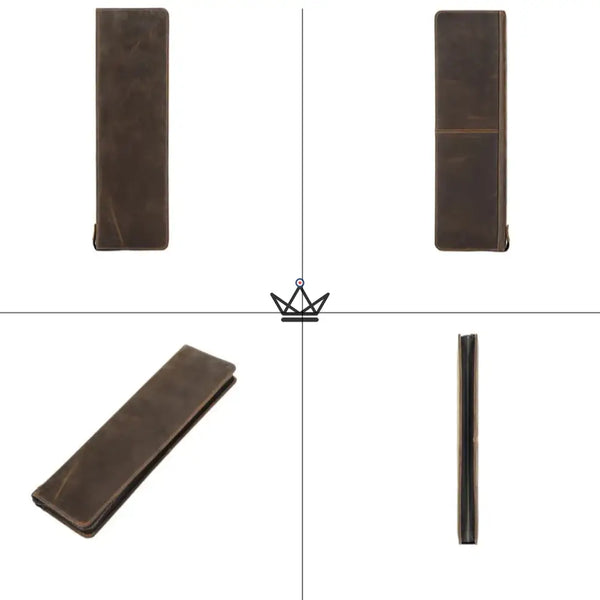 Personalisierbares Krawattenetui aus Leder - Voyageur Windsor – 9/11