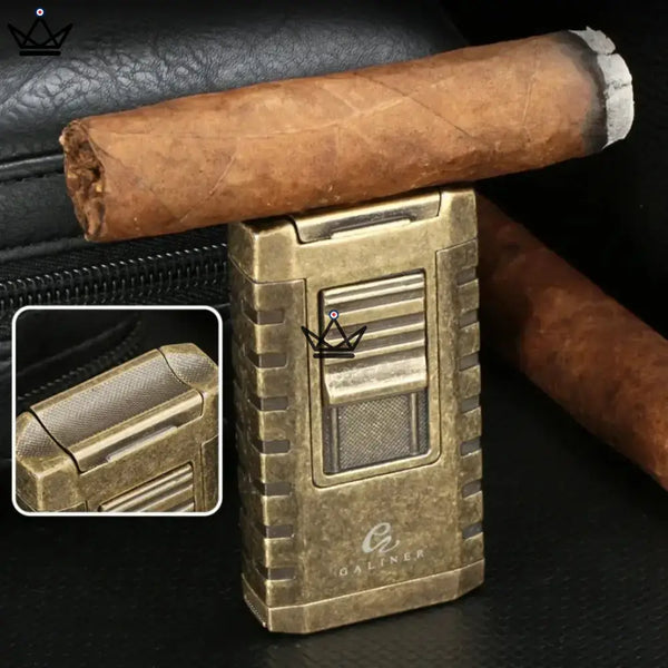Pack Prestige Briquet et Coupe-Cigare - Héritage Edition - - Briquet - Cadeau, Noël, Anniversaire, Original, Fête des pères, fête des mères - Atelier Atypique