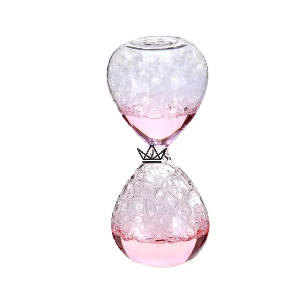Glas-Blasen-Sanduhr, farbige Flüssigkeit 8 × 20 cm - NIMBUS