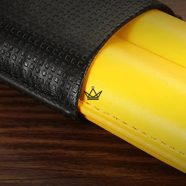 Etui à cigare de voyage en cuir - DUALGRID - - - Cadeau, Noël, Anniversaire, Original, Fête des pères, fête des mères - Atelier Atypique