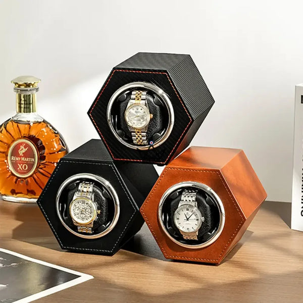 Remontoir interconnectable pour Montre Automatique - Jebely Hexagone - - Remontoirs - Cadeau, Noël, Anniversaire, Original, Fête des pères, fête des mères - Atelier Atypique