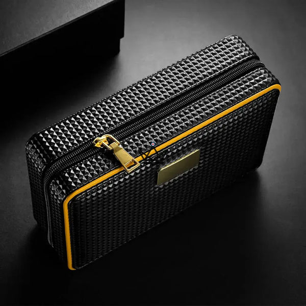 Cave à cigare de voyage - SIGNATURE STYLE - - - Cadeau, Noël, Anniversaire, Original, Fête des pères, fête des mères - Atelier Atypique