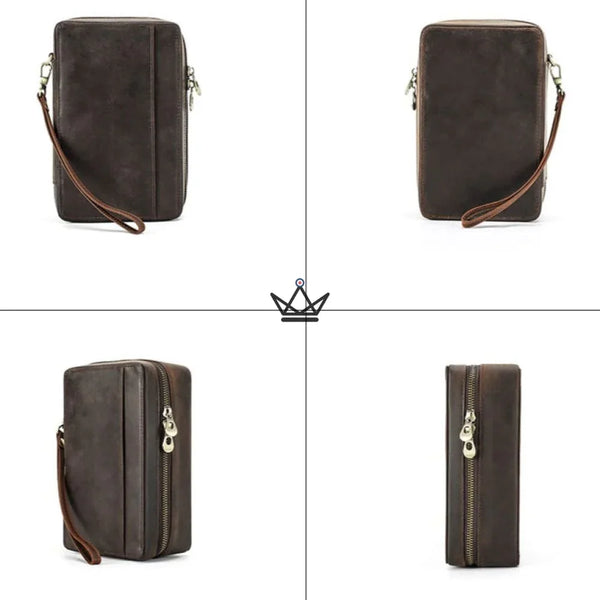 Etui à cigares en cuir personnalisable - Voyageur Style - personnalisable - etui cigare personnalisable - Cadeau, Noël, Anniversaire, Original - Atelier Atypique