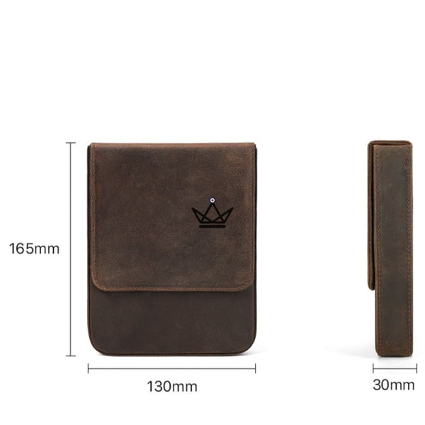 Etui en cuir de luxe pour stylo plume - Magnus (personnalisable) - - etui stylo personnalisable - Cadeau, Noël, Anniversaire, Original - Atelier Atypique