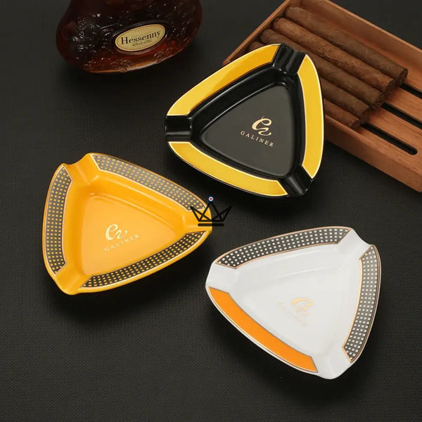 Cendrier à Cigare en céramique - Triade Elegance - - cendrier - Cadeau, Noël, Anniversaire, Original, Fête des pères, fête des mères - Atelier Atypique