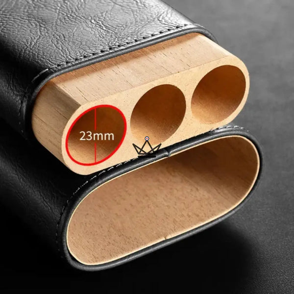 Etui à cigares et Coupe-Cigare - MIRLOS WOOD - - etui cigare - Cadeau, Noël, Anniversaire, Original, Fête des pères, fête des mères - Atelier Atypique