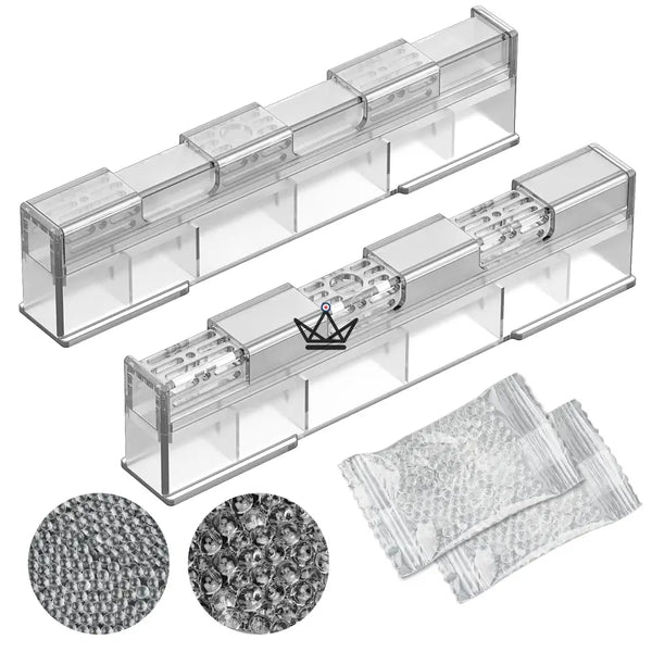 Zigarrenbefeuchter – Linear Crystal Duo (2er-Set)