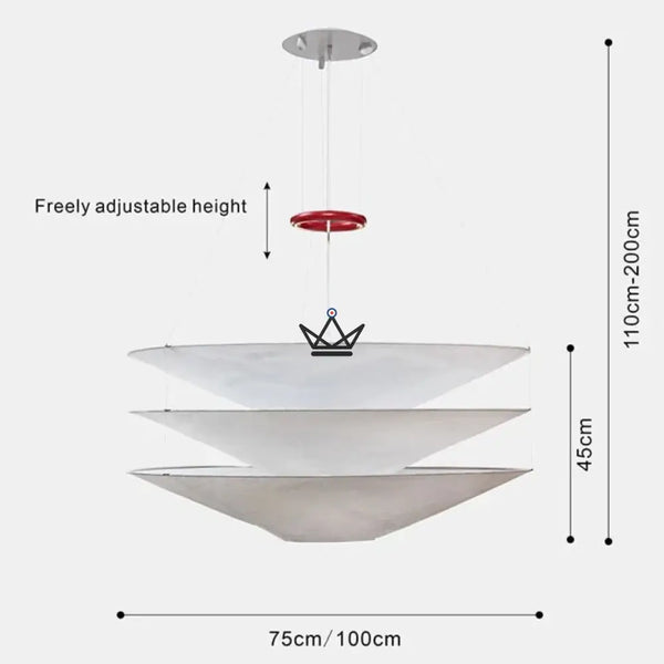 Lustre Plafonnier Luminaire Design - Wind Origami - - luminaire - Cadeau, Noël, Anniversaire, Original, Fête des pères, fête des mères - Atelier Atypique