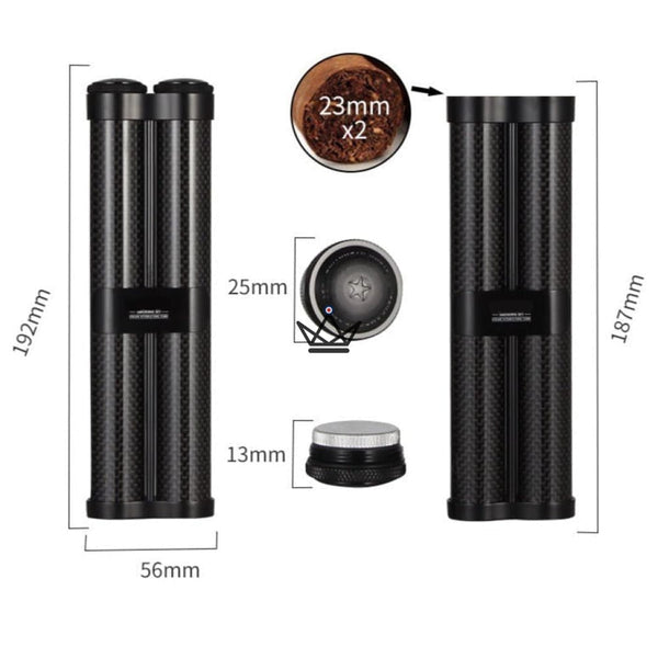 Étui à Cigares en Fibre de Carbone - CARBONITE - - etui cigare - Cadeau, Noël, Anniversaire, Original - Atelier Atypique