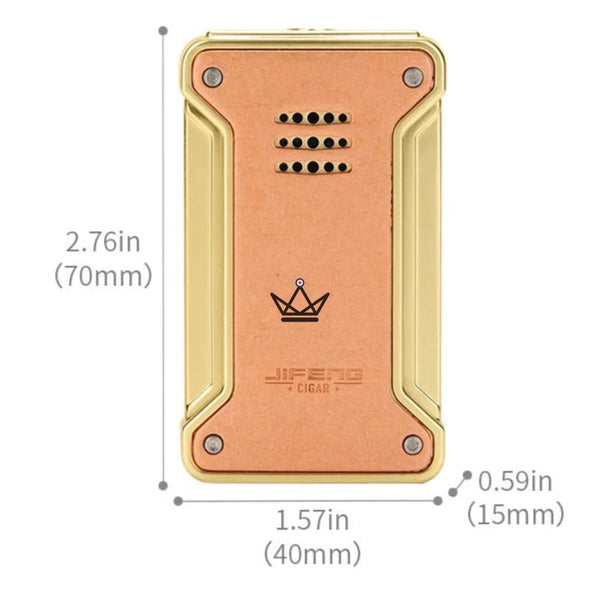 Coffret du Cigare de luxe 10 pièces - Majestic - - Briquet Out - Cadeau, Noël, Anniversaire, Original - Atelier Atypique