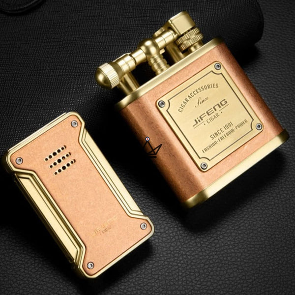 Coffret du Cigare de luxe 10 pièces - Majestic - - Briquet Out - Cadeau, Noël, Anniversaire, Original - Atelier Atypique