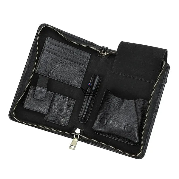 Étui à Cigares en Cuir Personnalisable - Voyageur Tempo - - etui cigare personnalisable - Cadeau, Noël, Anniversaire, Original, Fête des pères, fête des mères - Atelier Atypique