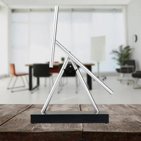 Pendule de Newton Bâton – Sculpture Scientifique et Fascinante - - - Cadeau, Noël, Anniversaire, Original, Fête des pères, fête des mères - Atelier Atypique