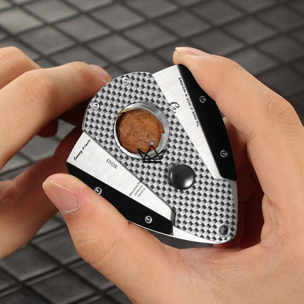 Pack briquet torche et coupe-Cigare - NYFE CARBON - - Briquet - Cadeau, Noël, Anniversaire, Original - Atelier Atypique