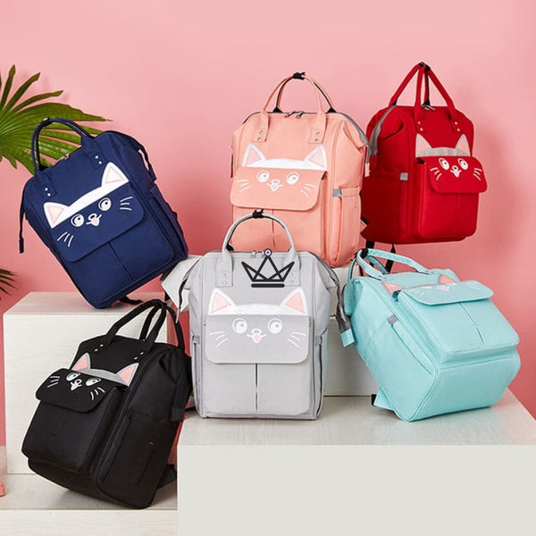 sac de maternité à langer liste de naissance bebe nouveau né chaton