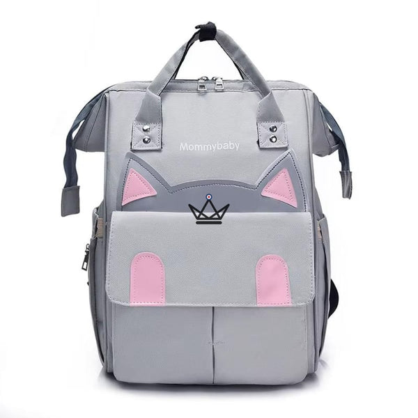 sac de maternité à langer liste de naissance bebe nouveau né chaton gris