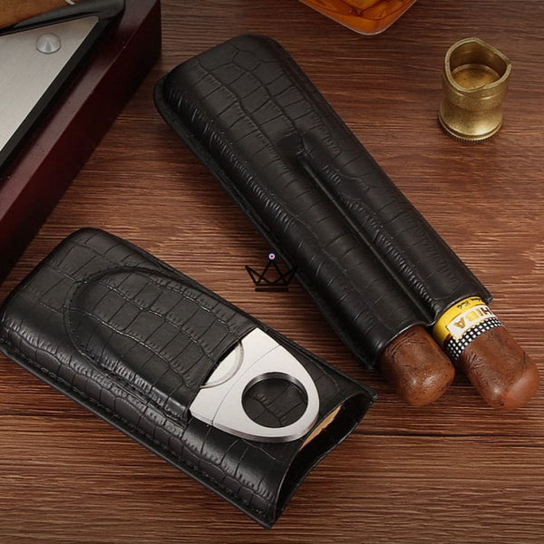 Etui à cigare en cuir - Beast - - etui cigare - Cadeau, Noël, Anniversaire, Original - Atelier Atypique