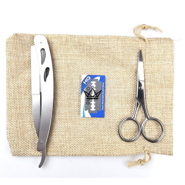 Kit Barbe Razer - 9 Pièces - - barbe - Cadeau, Noël, Anniversaire, Original - Atelier Atypique