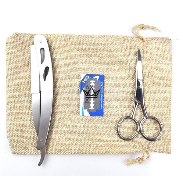 Kit Barbe Razer - 9 Pièces - - barbe - Cadeau, Noël, Anniversaire, Original - Atelier Atypique