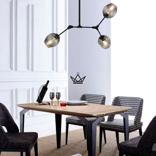 Lustre plafonnier industriel articulé - Branching Bubble - - luminaire - Cadeau, Noël, Anniversaire, Original - Atelier Atypique