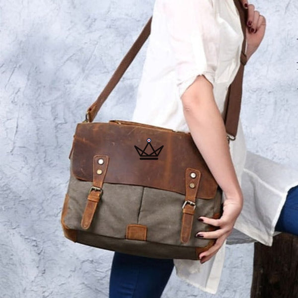 Sacoche en cuir vintage - NOE - - Sacoche - Cadeau, Noël, Anniversaire, Original - Atelier Atypique