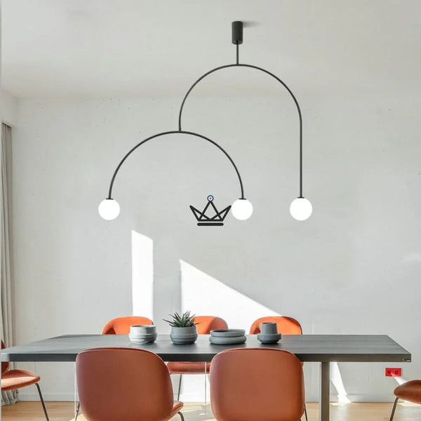 Lustre Suspension - Balance - - luminaire - Cadeau, Noël, Anniversaire, Original - Atelier Atypique