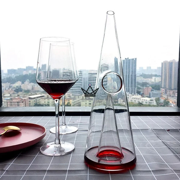 Carafe à vin / décanteur Pyramide - YUCATAN - - carafe à decanter - Cadeau, Noël, Anniversaire, Original - Atelier Atypique