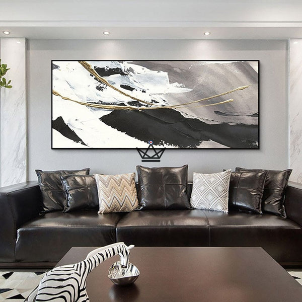 Peinture à l'huile sur toile XXL - Échos Chromatiques - - toile - Cadeau, Noël, Anniversaire, Original - Atelier Atypique