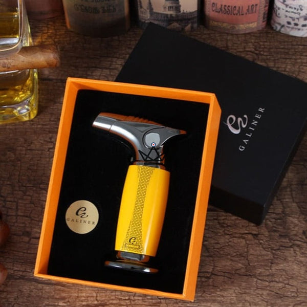 Briquet Chalumeau Torche XXL - BLAZON - - Briquet - Cadeau, Noël, Anniversaire, Original - Atelier Atypique