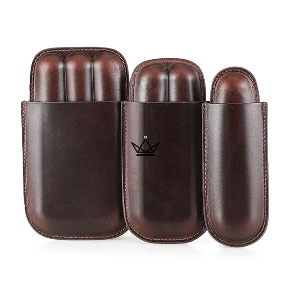 Etui à cigares en cuir personnalisable - Voyageur Classic - - etui cigare personnalisable - Cadeau, Noël, Anniversaire, Original - Atelier Atypique