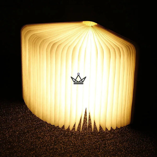 Livre lampe en bois - Atelier Atypique