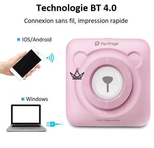Imprimante thermique de poche - Teddy by l'Atelier - Atelier Atypique