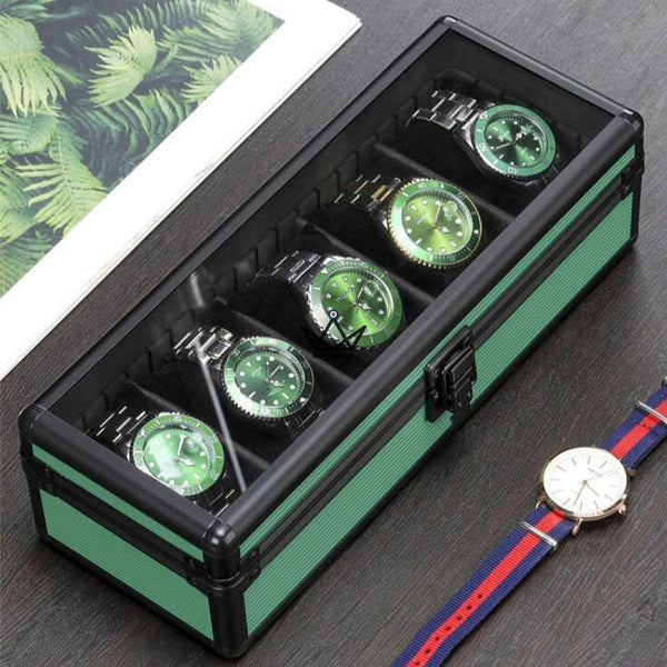 Coffret de rangement pour montre de luxe - Ordo Tempus - - Remontoirs - Cadeau, Noël, Anniversaire, Original - Atelier Atypique