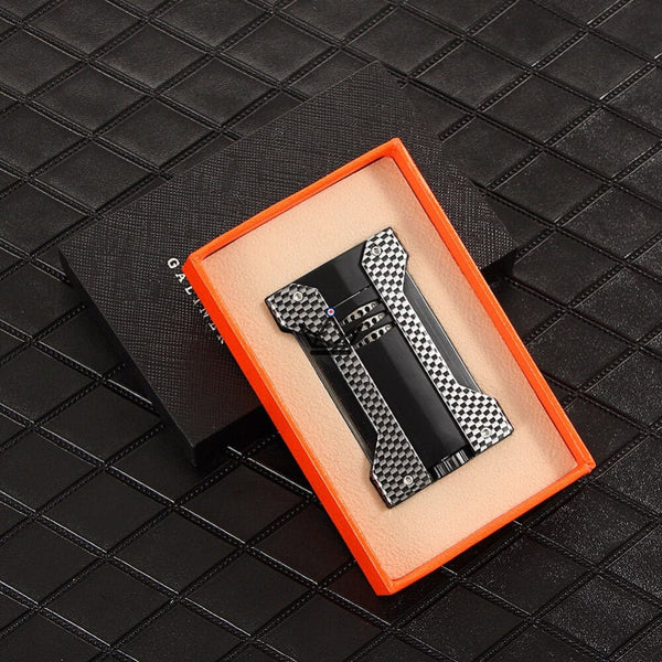 Pack briquet torche et coupe-Cigare - NYFE CARBON - - Briquet - Cadeau, Noël, Anniversaire, Original - Atelier Atypique