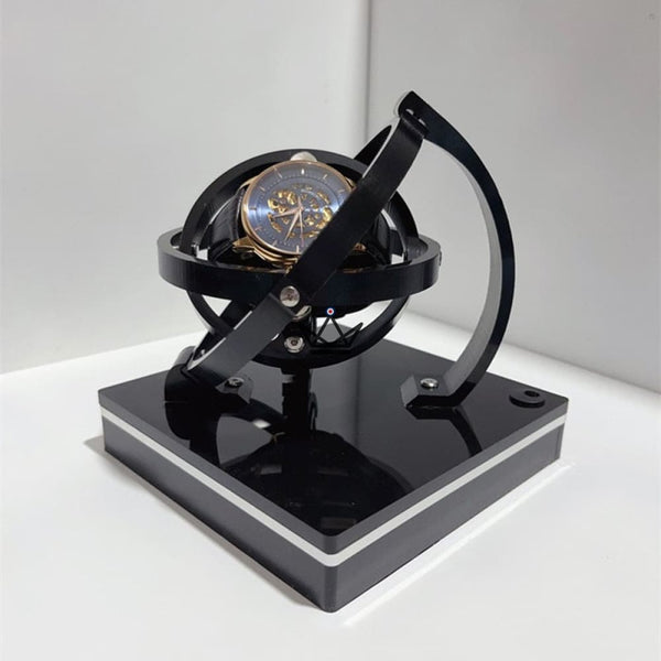 Uhrenbeweger Automatik GYROSCOPICA – Gyroskopische 360°-Drehung, 3h/9h, Herren & Damen, Männlich (16,5 cm)