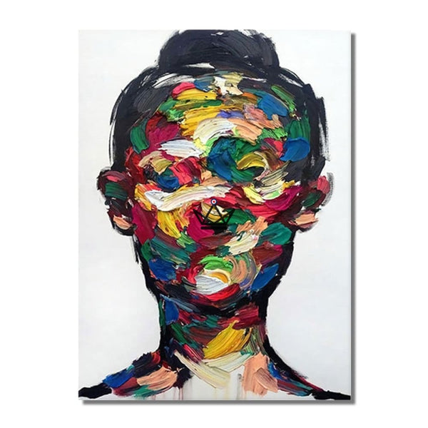 Peinture à l'huile sur toile XXL - Profondeur d'âme - - toile - Cadeau, Noël, Anniversaire, Original - Atelier Atypique