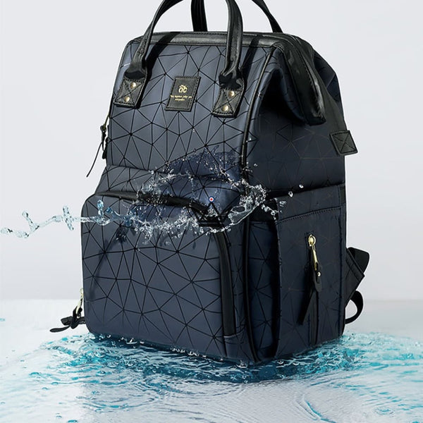 Sac à dos de Maternité / à langer - GEOMETRIX - - sac de maternité - Cadeau, Noël, Anniversaire, Original - Atelier Atypique