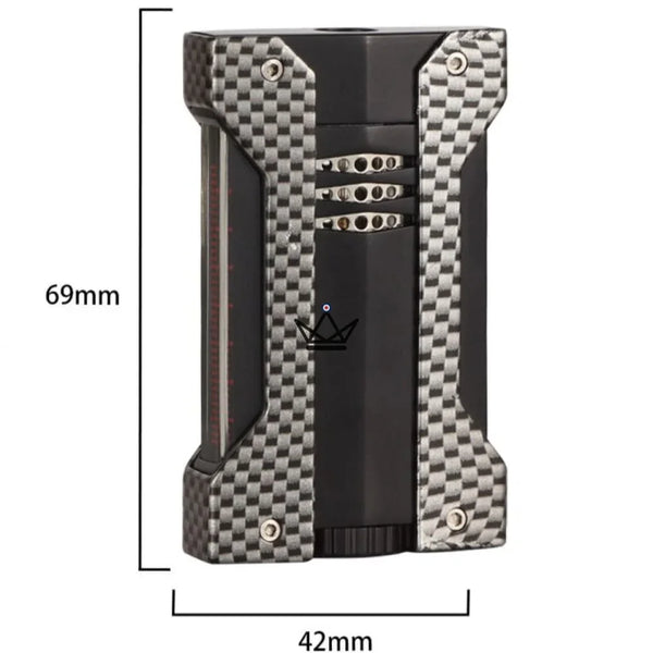 Pack briquet torche et coupe-Cigare - NYFE CARBON - - Briquet - Cadeau, Noël, Anniversaire, Original - Atelier Atypique